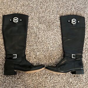 Black Michael Kors Boots Size 8.5